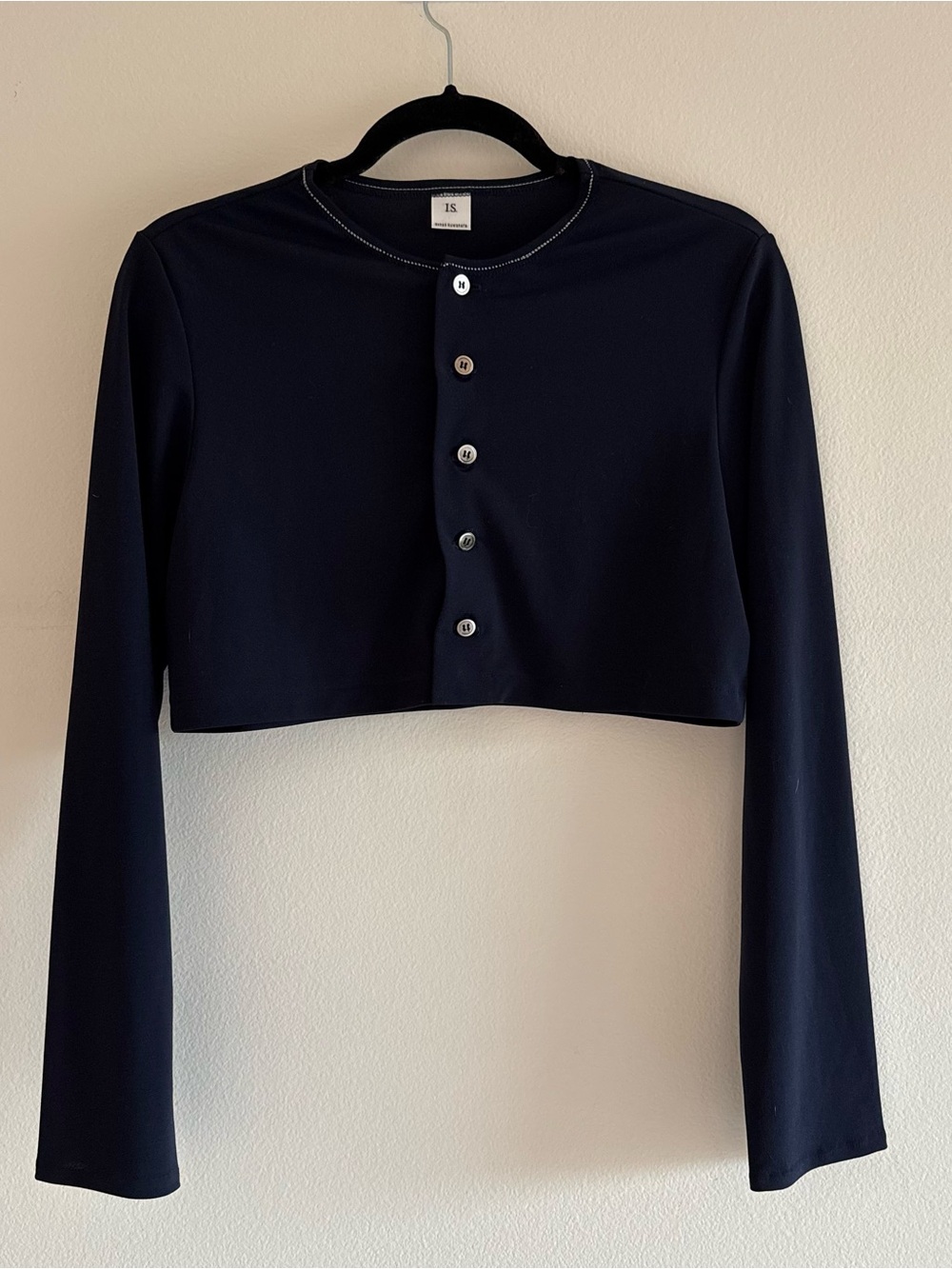 I.S. Sunao Kuwahara cropped cardigan • Issey miyake • medium